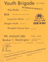 Booker T. Washington Community Center, 1984 August 03
