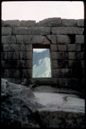 Machu Pichu - inside Torre Militar