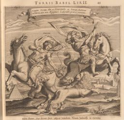 Turris Babel: Ninus and Semiramis hunting