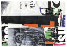 Baer Art Center Collages 21, 'festival' Sixteenth in a Series of Twenty Six 21 cm x 15 cm