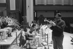 Dizzy Gillespie and the Cornell Jazz Ensemble Concert in Bailey Hall.