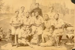 Baseball, 1897 champion junior team, group photograph