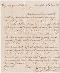 Slave Dealer Letter to General Anthony Wayne