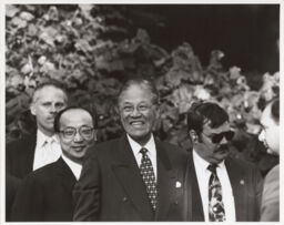 Lee Teng-hui, President of Taiwan, visiting Cornell