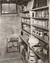 Fruit and Jelly Storage Room in Cellar