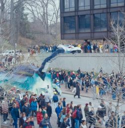 Dragon Day 2000, Uris Hall in background