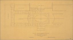 Plan for flagging desing design for the garden of Mr. Eugene Dupont