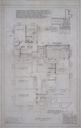 Second Floor Plan (Sheet #2) for Dr. Arthur Booth