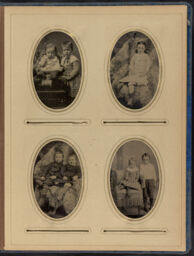 Four portraits of young children
