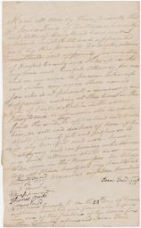 Document concerning runaway slave, signed Isaac Ford