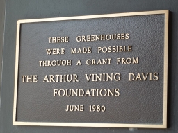 Arthur Vining Davis Foundation Plaque