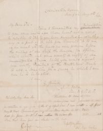 NY Colonization Society Letter Regarding Returning Emancipated Slaves
                     to Africa