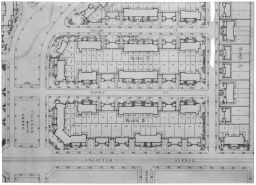 Portion of planting plan for Union Park Gardens