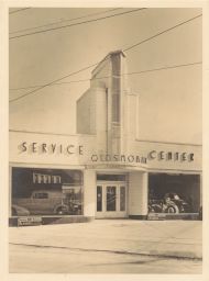 Large image: Oldsmobile dealership