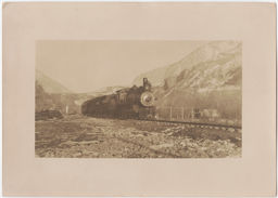 Unidentified train, possibly at Nunn's Station