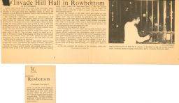 Rowbottom of 1971 April 21, news article