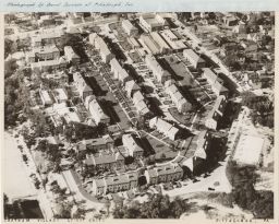 Aerial view of Chatham Village (first unit).