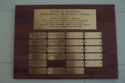 Dennis G. Shepard Memorial Teaching Plaque