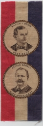 Bryan-Sewall Portrait Campaign Ribbon, ca. 1896