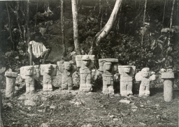 Atlantean Figures from Temple of Jaguars, Chichén Itzá      