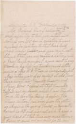 Lewis George Clark Letter, regarding Uncle Tom's Cabin