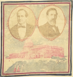 Bryan-Kern Portrait Handkerchief, ca. 1908