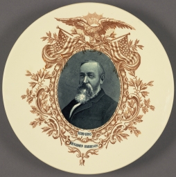 Benjamin Harrison 1889-1893 Ceramic Portrait Plate