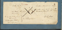 Bill dated March 25, 1807