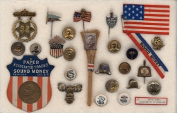 McKinley-Hobart Campaign Items, ca. 1896