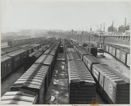 View of Lower End of Cornfield of Southern Pacific Yards