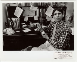 Professor Ed McLaughlin in his office