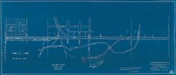 Station Map - Tracks Structures and Land, the New York, Chicago & St. Louis R.R.Co.