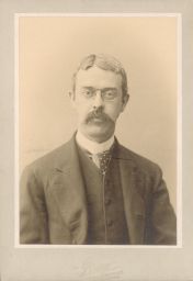 J. William (James William) White (1850-1916), M.D. 1871, Ph.D. 1871, portrait photograph