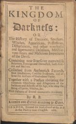 The Kingdom of Darkness (title page).