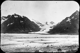 White Glacier, Mt. Case on right (Reid) Alaska