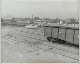 Texas & Pacific Freight Yard Looking West