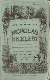 Life and Adventures of Nicholas Nickleby, Issue One