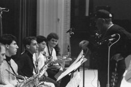 Dizzy Gillespie and the Cornell Jazz Ensemble Concert in Bailey Hall.
