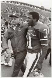 Coach Bob Blackman with Player