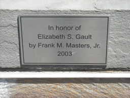 Elizabeth S. Gault Plaque