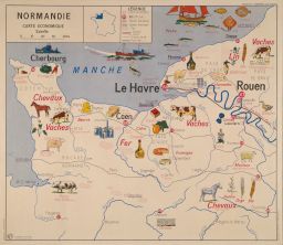 Normandie - Carte Economique 