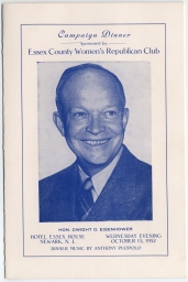 Essex County Women's Republican Club Campaign Dinner Program