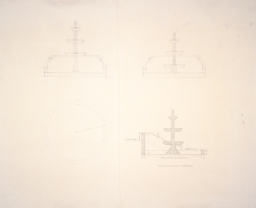 Plans for Mr. and Mrs. Arthur G. Cummer: Sketch of fountain