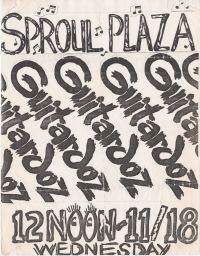 Sproul Plaza, 1981 November 18