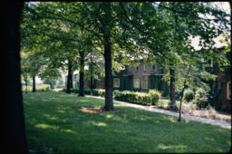 Row houses along a central green (Chatham Village, Pittsburgh, Pennsylvania, USA)