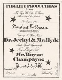Stardust Ballroom, July 3, 1980