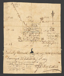 Map of Lot 45, Hillington Patent, Otsego County, N.Y.