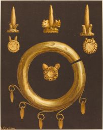 Gold bracelet and seals from Sigsig