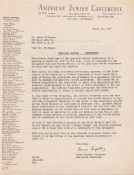 Louis Lipsky to Rubin Saltzman about Notice of Referendum, March 1947 (correspondence)