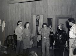 Scene from "Having Wonderful Time" with five actors